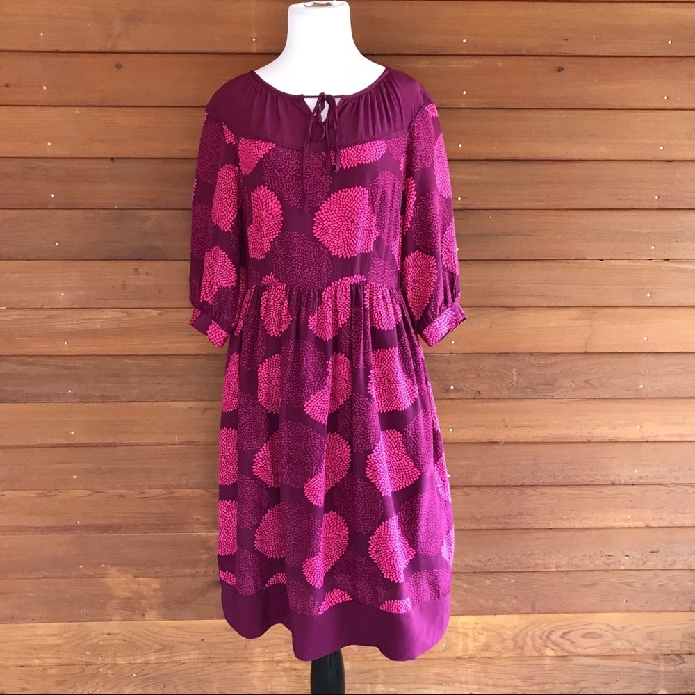 Anthropologie Girls From Savoy Silk Dress, 4.